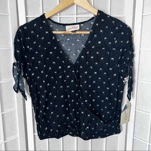 NWT Universal Thread Drape Front Rayon Top XS